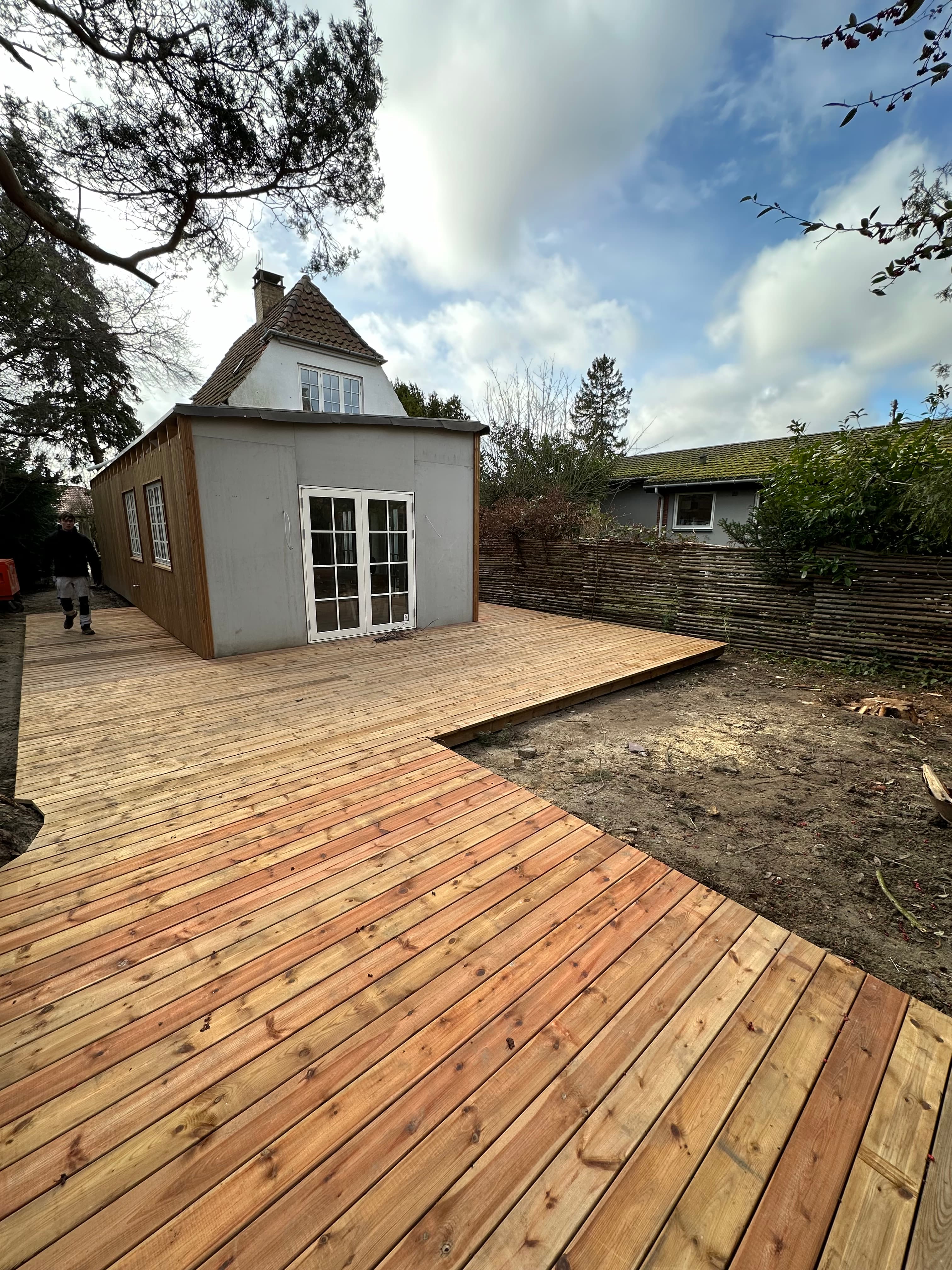 Skruefundament til terrasse